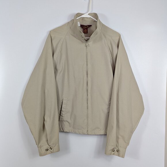 Vintage Arnold Palmer "Arnie" Tan Windbreaker Dad Jacket - Picture 1 of 6